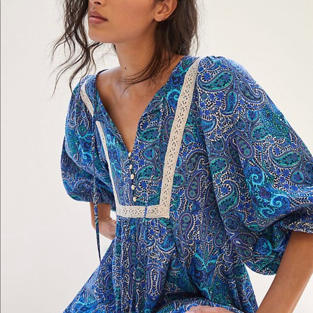 Anthropologie Romper NWT Lissa Size S Adorable Super Flattering & So Comfy! - Picture 1 of 15